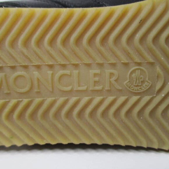 Moncler SEVENTY Low Top Black Sneakers Size41 Made In Italy - Picture 9 of 13